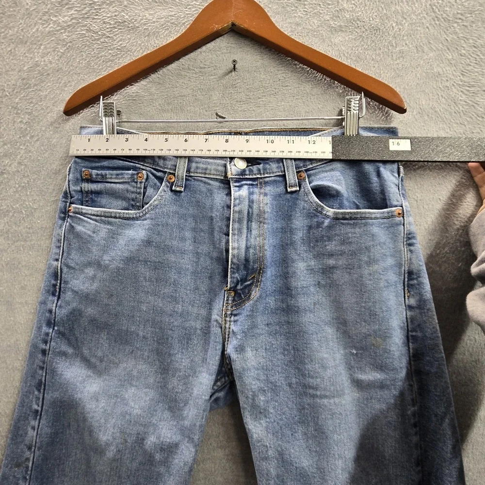 Levi's 505 Men Jeans 32X34 Blue Denim Straight 31